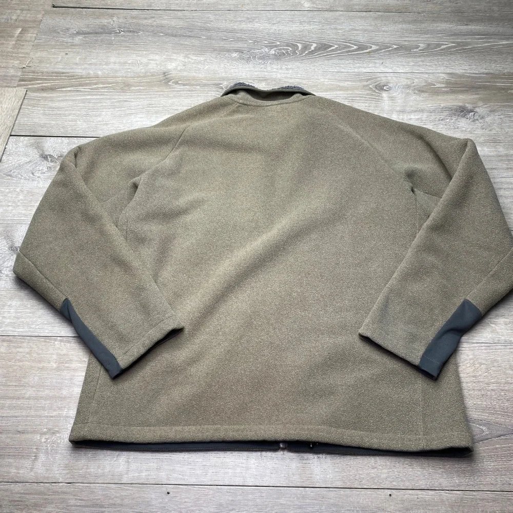 The North Face Jacket Fleece Full Zip Mens L Brown Polyester Sherpa Lined‎ Coat